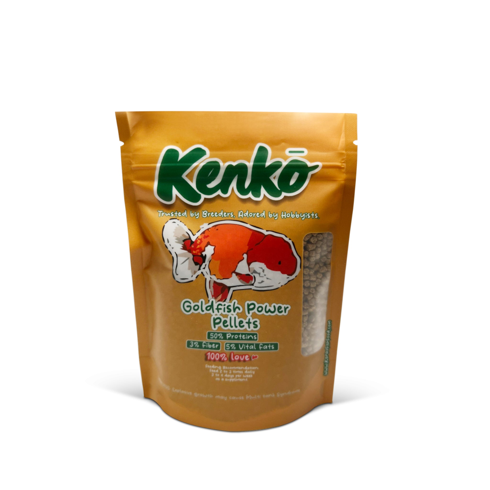 Kenko Power Pellets Tropical Fish Food for Goldfish and Cichlids