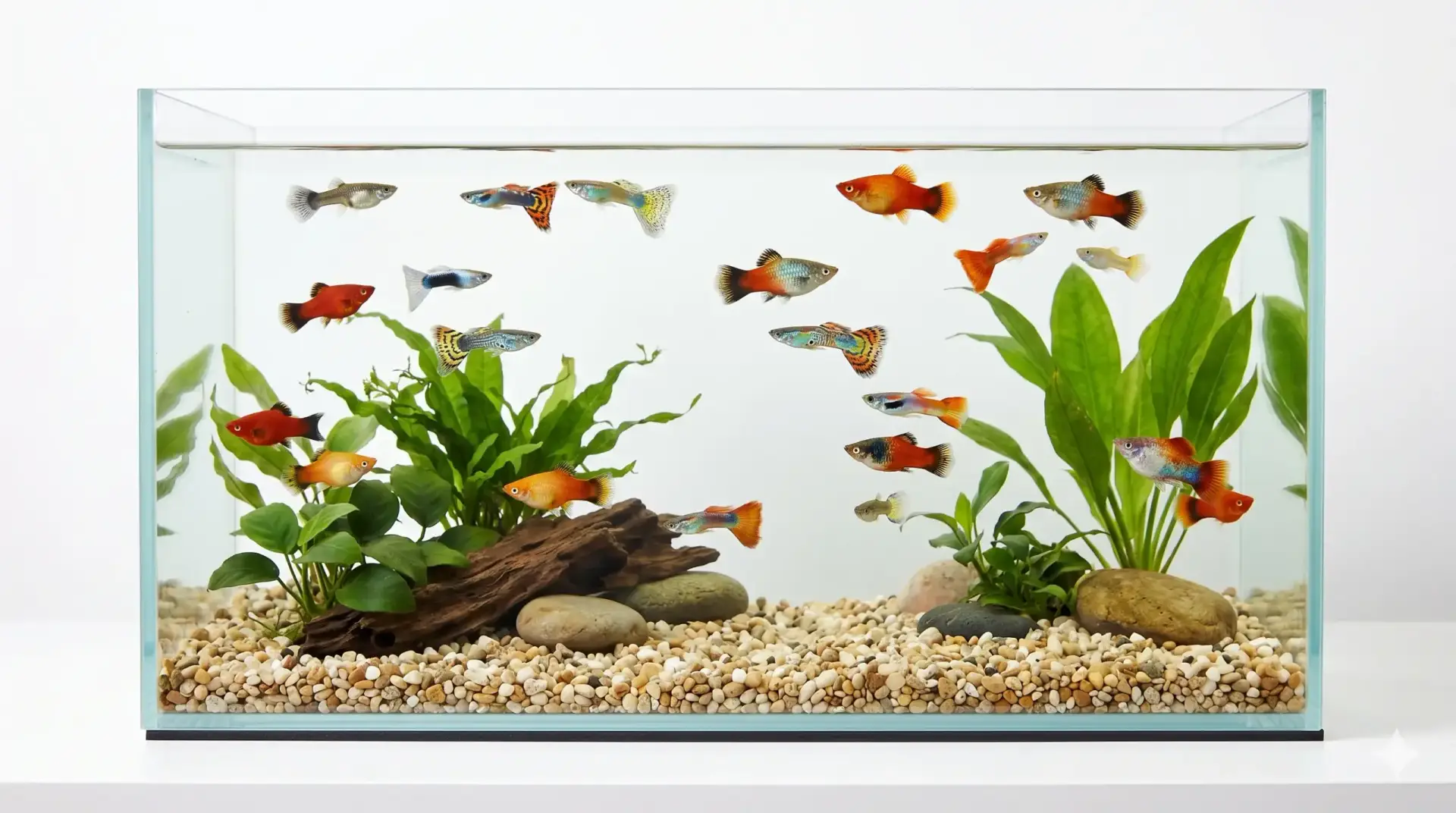 Livebearer Duo Bundle – Guppies & Platies (Easy Beginner Fish Pack) - Image 2