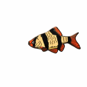 Collectible Tiger Barb Enamel Foundation Support Pin